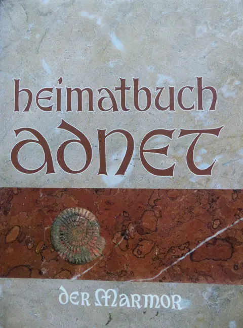 Buchcover Heimatbuch Adnet – der Marmor